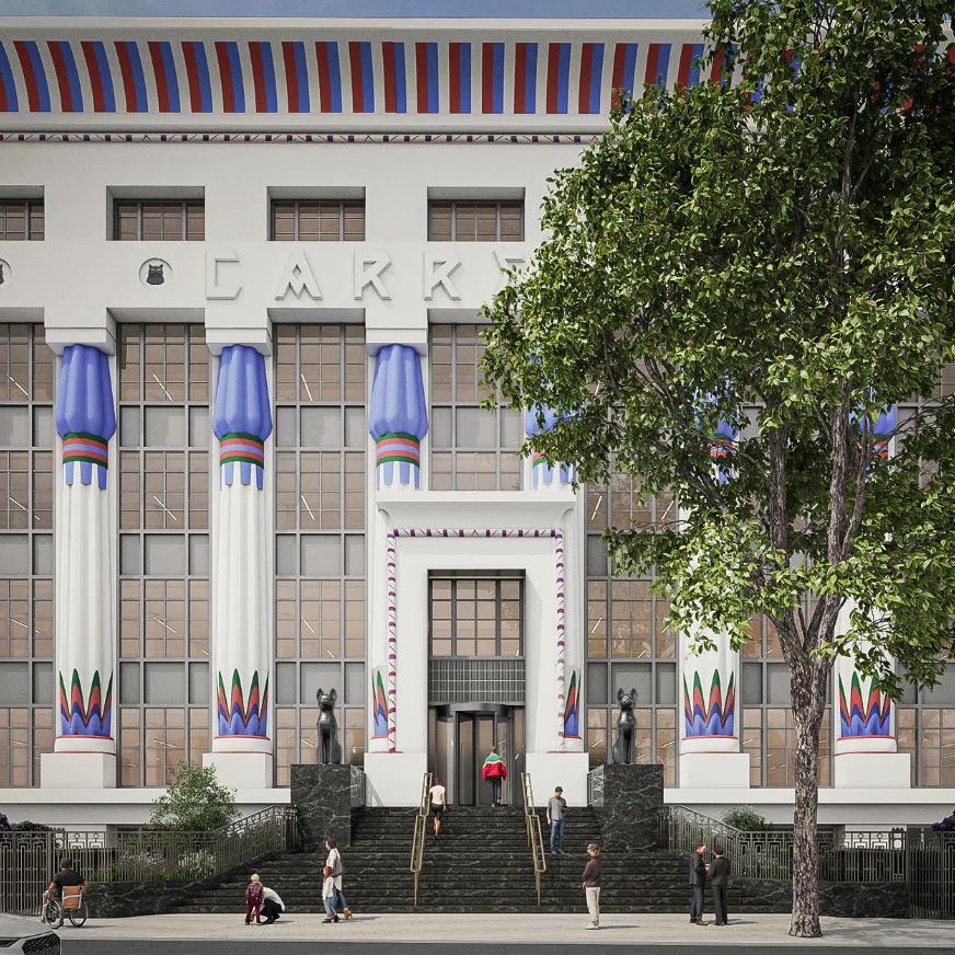 Entrance of Greater London House