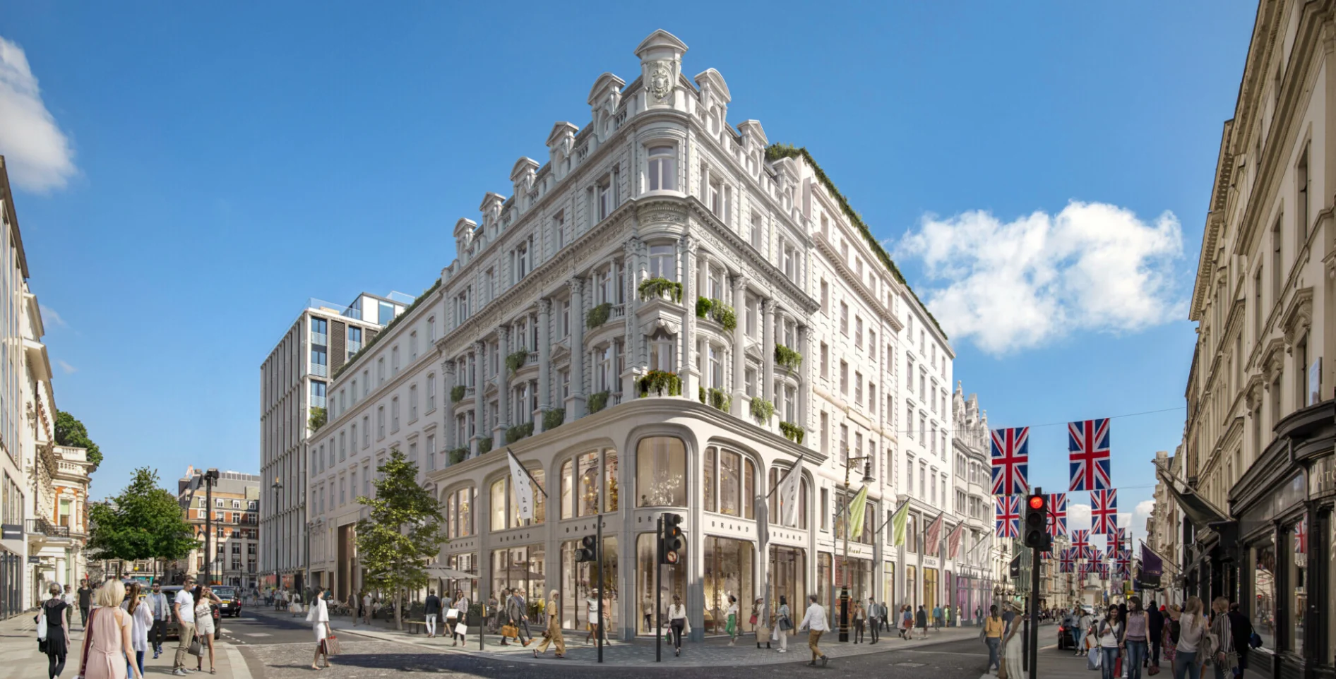 63 New Bond Street after its renovation, seen from the street