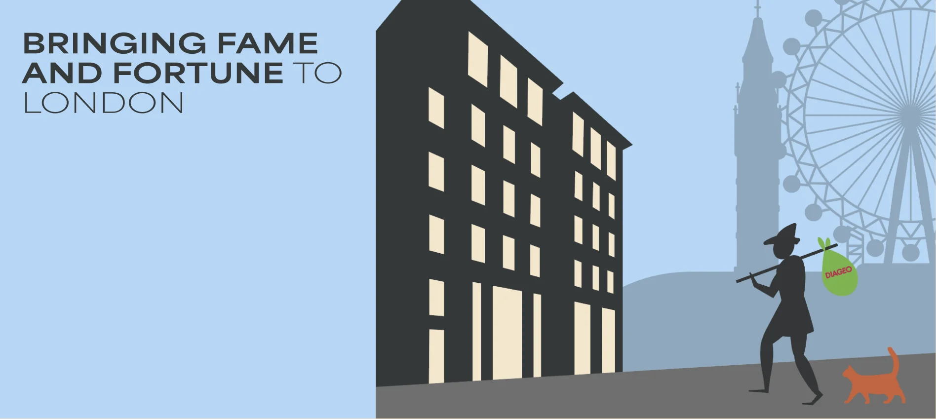 Bringing fame and fortune to London – 16 Great Marlborough Street illustration