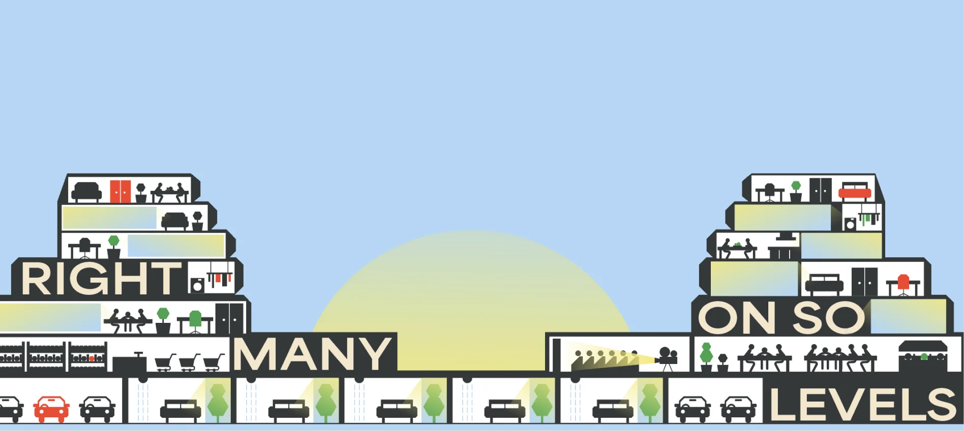 Right on so many levels – Brunswick Centre illustration